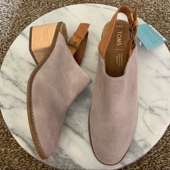TOMS Leila Slingback clog mules - Picture 1 of 7